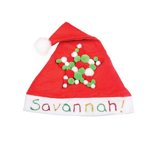 Felt Santa Hats - Pack of 10