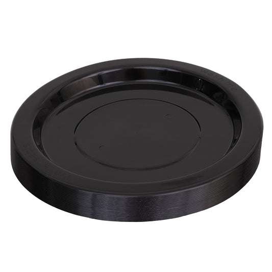 Reusable Plastic Plates - Black - Pack of 20