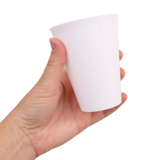 Reusable Plastic Cups - White - Pack of 20