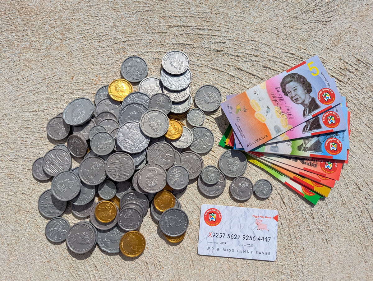 Substitute Money - Notes & Coins - Pack of 205