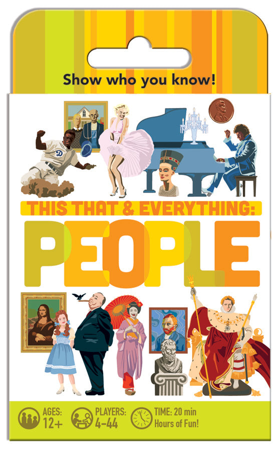 This, That & Everything Card Game - People - Pack of 70