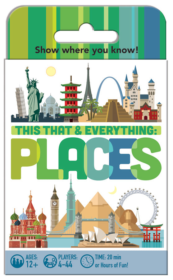 This That & Everything Card Game - Places - Pack of 70