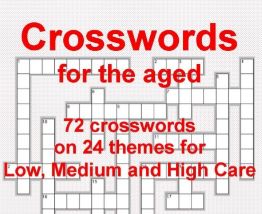Crosswords for the Aged Activity Book