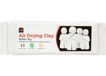 EC Air Drying Clay - White - 1kg Pack