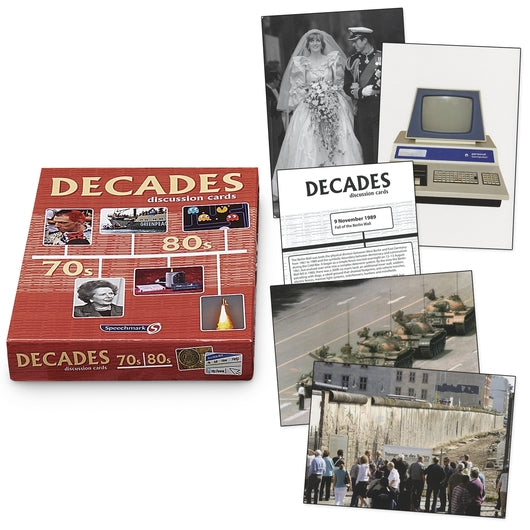 Discussion Cards - 70s & 80s - Pack of 36