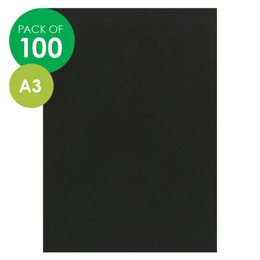 CleverPatch Cardboard - Black - A3 - Pack of 100