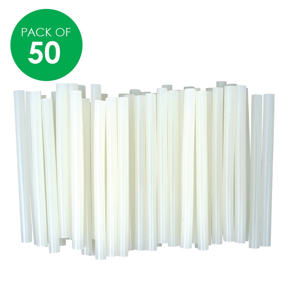 CleverPatch Glue Gun Glue Sticks - Low Melt - Pack of 50