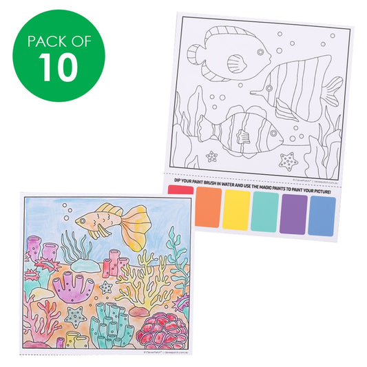Magic Painting Pictures - Underwater - Pack of 10