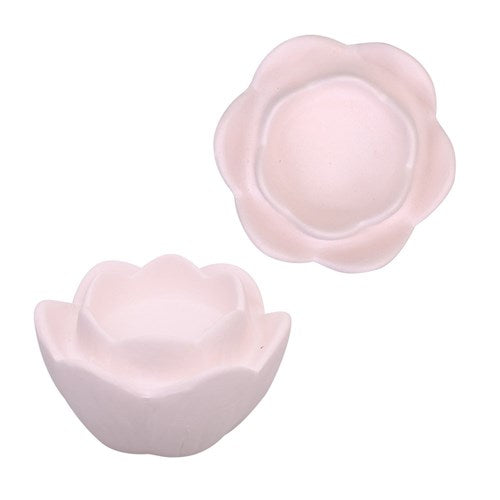 Ceramic Lotus Flower Tealight Holder - Each