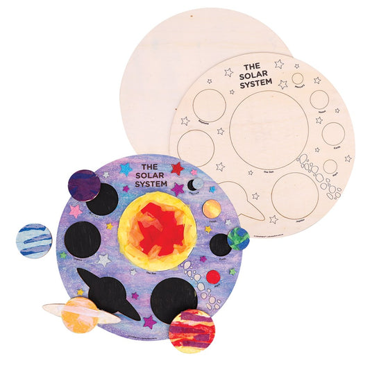 Wooden Solar System Puzzle - Each