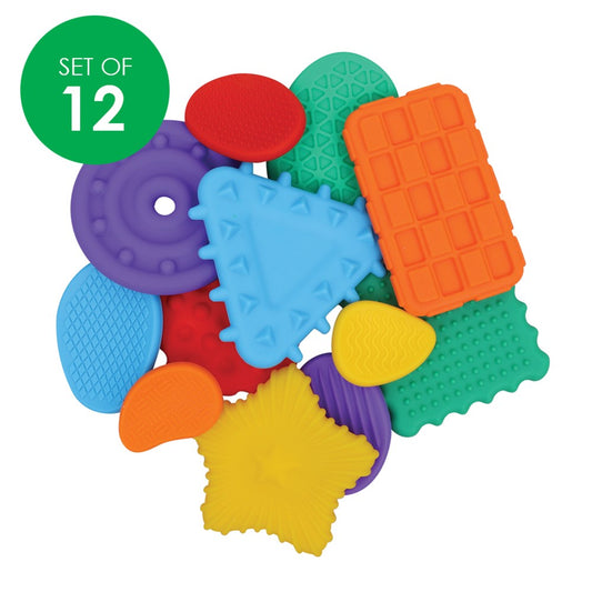 Textured Calming Shapes & Stones - Pack of 12