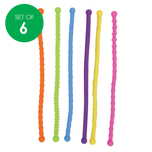 Textured Twistable Strings - Pack of 6