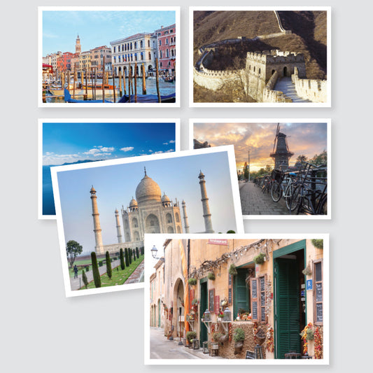 International Destination Posters - A3 - Pack of 15
