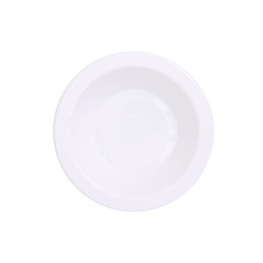 Reusable Plastic Bowls - White - Pack of 20