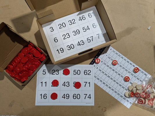 Budget Bingo Set - Numbers 1 to 75